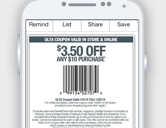 Coupon example